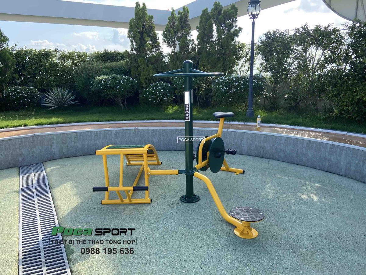 Lắp đặt "10 Bộ DỤNG CỤ THỂ THAO CHUNG CƯ" Cho chung cư Happy One Ph&uacute; Ho&agrave; B&igrave;nh Dương